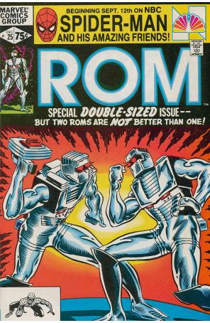 Rom 25 published by Marvel with cover art by Al Milgrom
