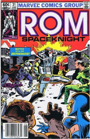 Rom 31 (Newsstand) published by Marvel with cover art by Al Milgrom