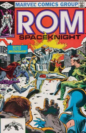 Rom 31 published by Marvel with cover art by Al Milgrom