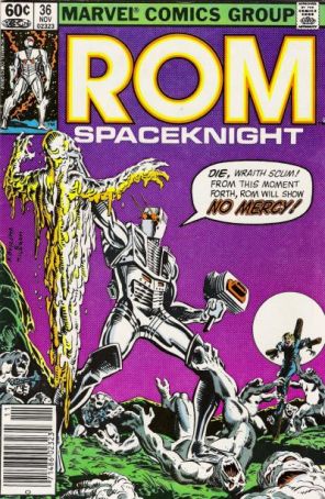 Rom 36 (Newsstand) published by Marvel with cover art by Sal Buscema