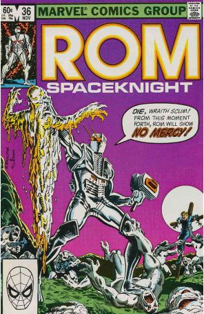 Rom 36 published by Marvel with cover art by Sal Buscema