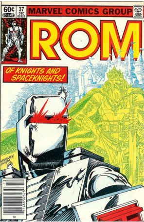 Rom 37 (Newsstand) published by Marvel with cover art by Ed Hannigan