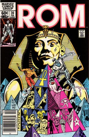 Rom 39 (Newsstand) published by Marvel with cover art by Gene Day