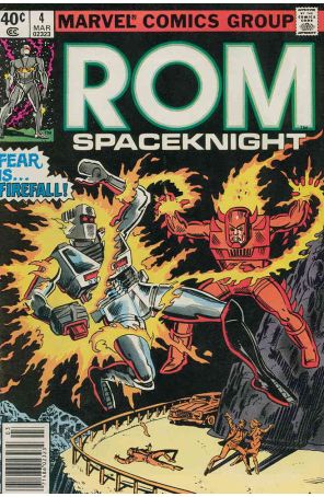 Rom 4 (Newsstand) published by Marvel with cover art by Sal Buscema