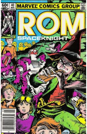 Rom 40 (Newsstand) published by Marvel with cover art by Steve Leialoha