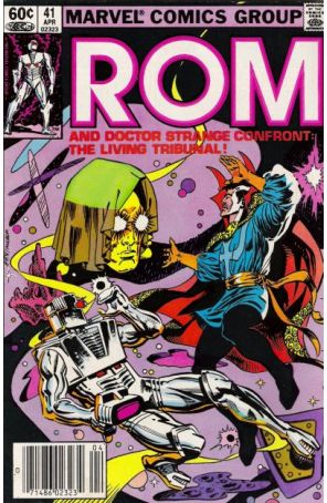 Rom 41 (Newsstand) published by Marvel with cover art by Marie Severin