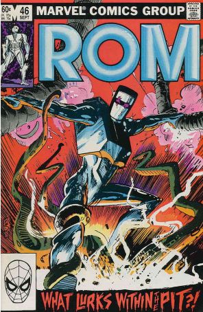 Rom 46 published by Marvel with cover art by Bill Sienkiewicz