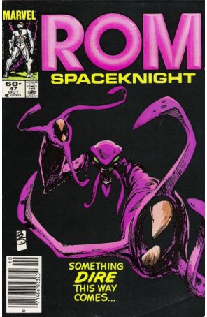 Rom 47 (Newsstand) published by Marvel with cover art by Bill Sienkiewicz