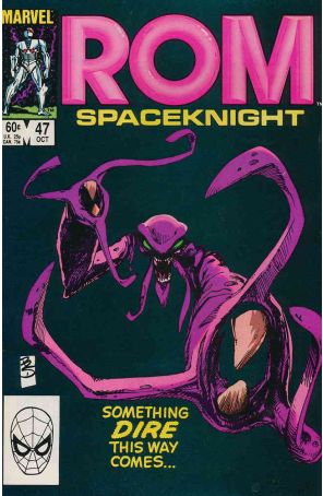 Rom 47 published by Marvel with cover art by Bill Sienkiewicz