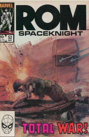 Rom 52 published by Marvel with cover art by Bill Sienkiewicz