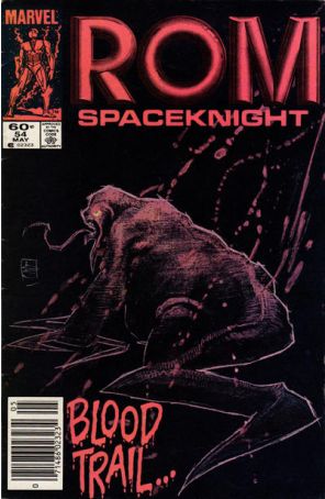 Rom 54 (Newsstand) published by Marvel with cover art by Bill Sienkiewicz