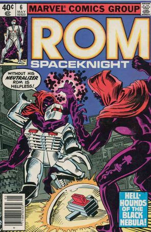 Rom 6 (Newsstand) published by Marvel with cover art by Al Milgrom
