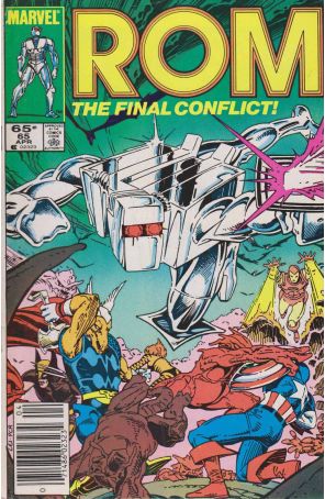 ROM 65 (Newsstand) published by Marvel with cover art by P. Craig Russell