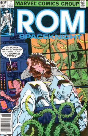 Rom 7 (Newsstand) published by Marvel with cover art by Michael Golden
