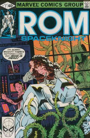 Rom 7 published by Marvel with cover art by Michael Golden