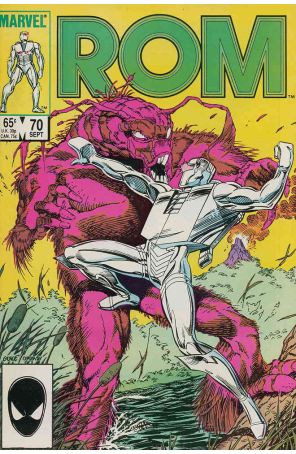 Rom 70 published by Marvel with cover art by Butch Guice