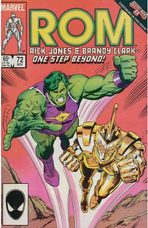Rom 72 published by Marvel with cover art by Kerry Gammill