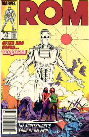 Rom 75 (Newsstand) published by Marvel with cover art by P. Craig Russell