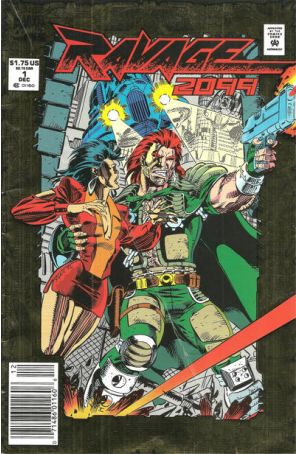 Ravage 2099 1 (Newsstand) published by Marvel