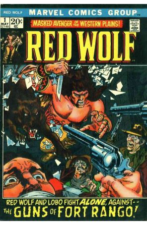 Red Wolf 1 published by Marvel with cover art by Gil Kane