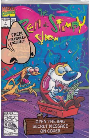 Ren And Stimpy Show 1A (in bag) published by Marvel
