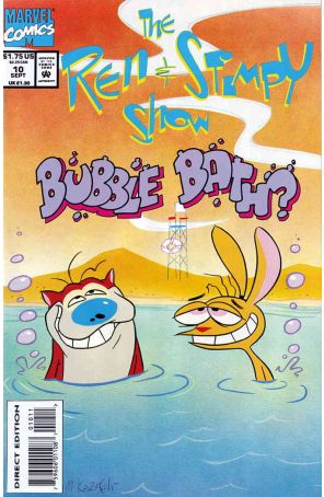Ren And Stimpy Show 10 published by Marvel with cover art by Mike Kazaleh