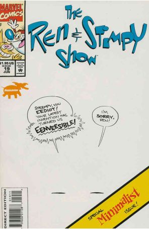 Ren And Stimpy Show 19 published by Marvel