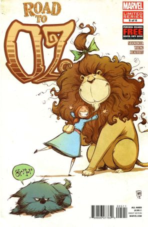 Road to Oz 5 published by Marvel with cover art by Skottie Young