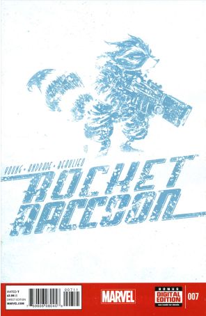 Rocket Raccoon (2nd Series) 7 published by Marvel with cover art by Skottie Young