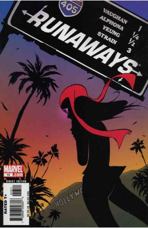 Runaways (2nd Series) 13 published by Marvel with cover art by Marcos Martin