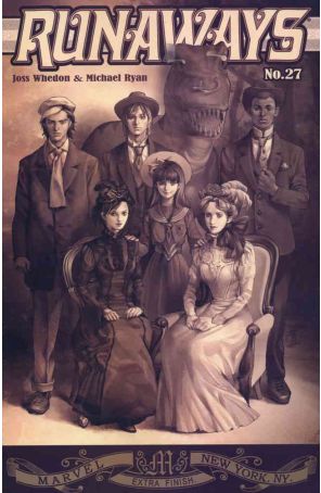 Runaways (2nd Series) 27 published by Marvel with cover art by Jo Chen