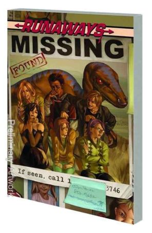 Runaways (3rd Series) TPB 3 published by Marvel with cover art by David Lafuente