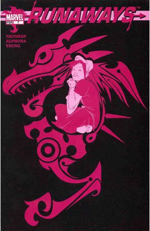 Runaways 7 published by Marvel with cover art by Jo Chen