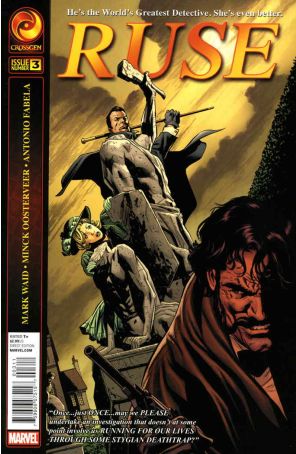Ruse (2nd Series) 3 published by Marvel with cover art by Butch Guice