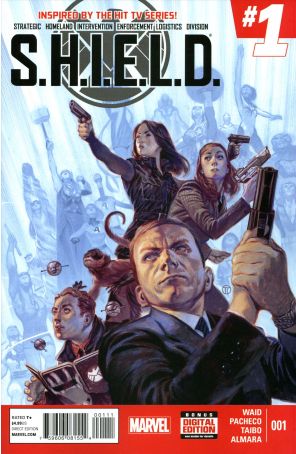 S.H.I.E.L.D. (4th Series) 1 published by Marvel with cover art by Julian Totino Tedesco