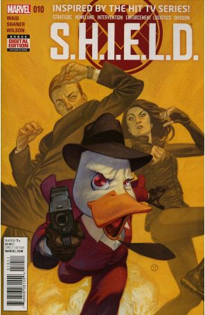 S.H.I.E.L.D. (4th Series) 10 published by Marvel with cover art by Julian Totino Tedesco
