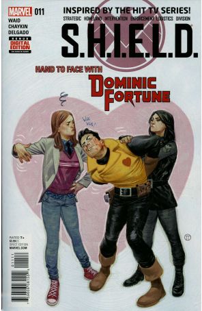 S.H.I.E.L.D. (4th Series) 11 published by Marvel with cover art by Julian Totino Tedesco