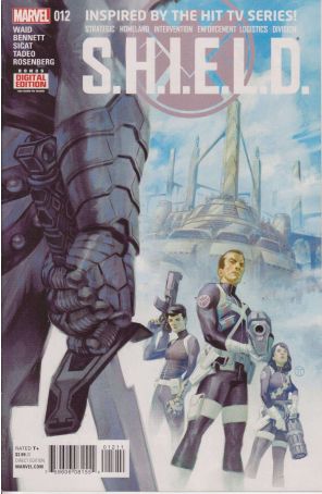 S.H.I.E.L.D. (4th Series) 12 published by Marvel with cover art by Julian Totino Tedesco