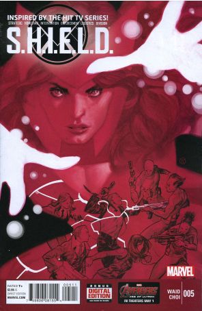 S.H.I.E.L.D. (4th Series) 5 published by Marvel with cover art by Julian Totino Tedesco