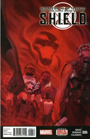 S.H.I.E.L.D. (4th Series) 6 published by Marvel with cover art by Julian Totino Tedesco