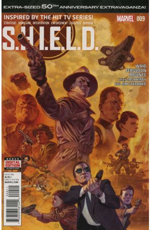 S.H.I.E.L.D. (4th Series) 9 published by Marvel with cover art by Julian Totino Tedesco