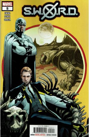 S.W.O.R.D. (2nd Series) 5 published by Marvel with cover art by Valerio Schiti