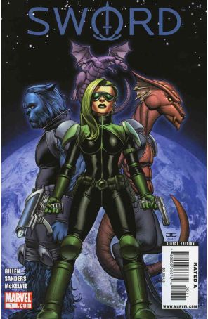 S.W.O.R.D. 1 published by Marvel with cover art by John Cassaday