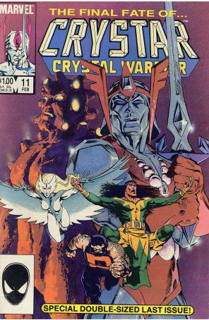Saga of Crystar, The Crystal Warrior 11 published by Marvel with cover art by Michael Golden