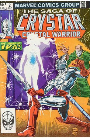 Saga of Crystar, The Crystal Warrior 2 published by Marvel with cover art by Dave Simons