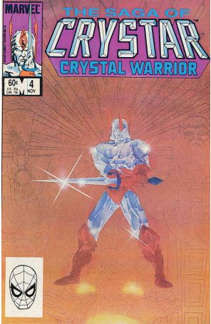 Saga of Crystar, The Crystal Warrior 4 published by Marvel with cover art by Michael Golden