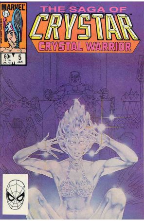 Saga of Crystar, The Crystal Warrior 5 published by Marvel with cover art by Michael Golden