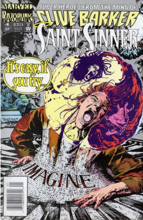 Saint Sinner 4 (Newsstand) published by Marvel with cover art by Tristan Schane