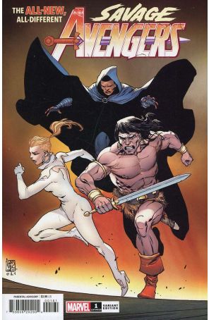 Savage Avengers (2nd Series) 1E published by Marvel with cover art by Giuseppe Camuncoli