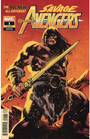 Savage Avengers (2nd Series) 1F published by Marvel with cover art by Rafael Albuquerque